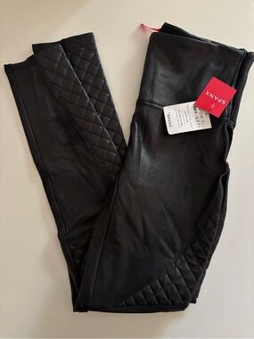 SPANX Women’s Moto Faux Leather Leggings